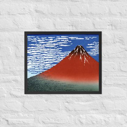 South Wind, Clear Sky (Red Fuji) by Katsushika Hokusai
