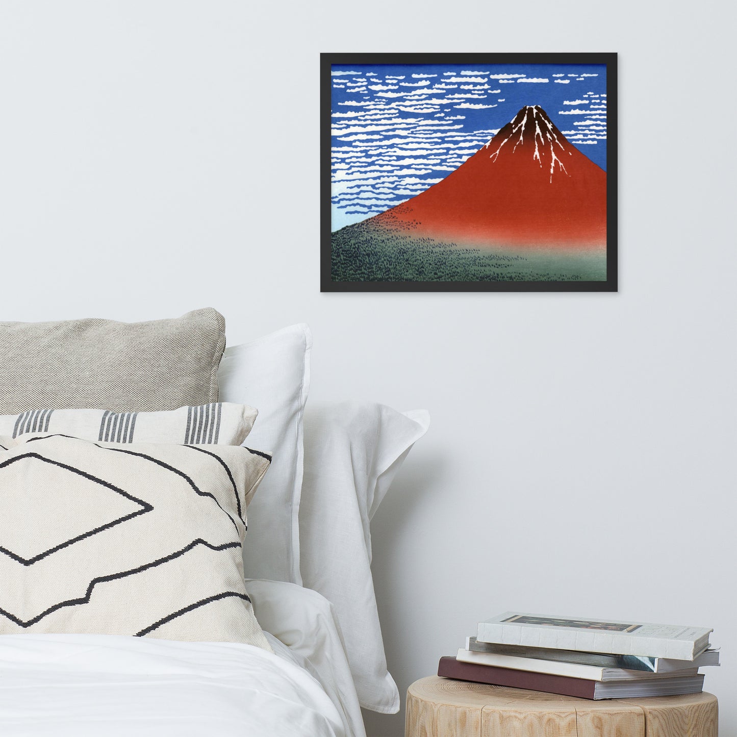 South Wind, Clear Sky (Red Fuji) by Katsushika Hokusai