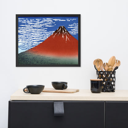 South Wind, Clear Sky (Red Fuji) by Katsushika Hokusai