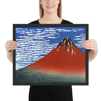 South Wind, Clear Sky (Red Fuji) by Katsushika Hokusai
