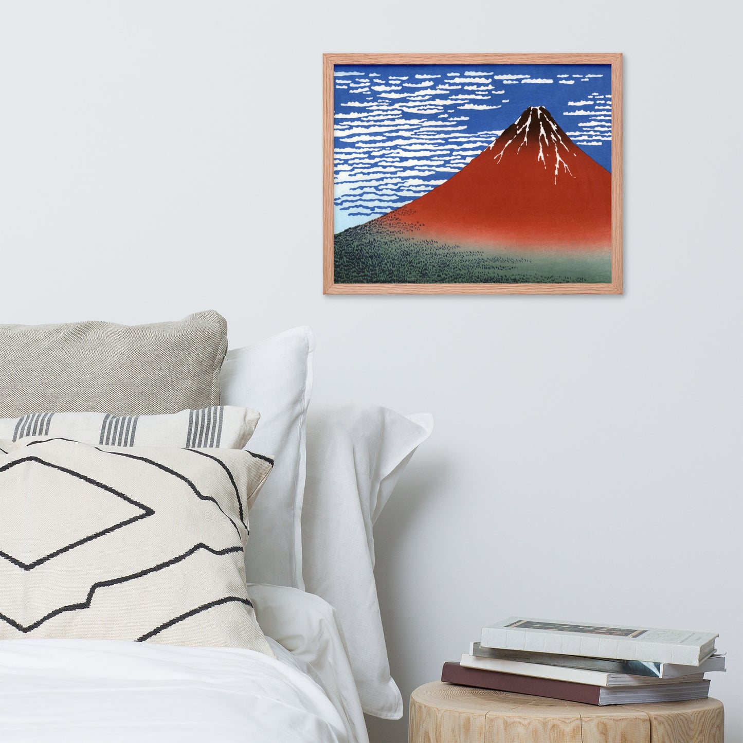 South Wind, Clear Sky (Red Fuji) by Katsushika Hokusai