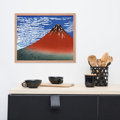 South Wind, Clear Sky (Red Fuji) by Katsushika Hokusai