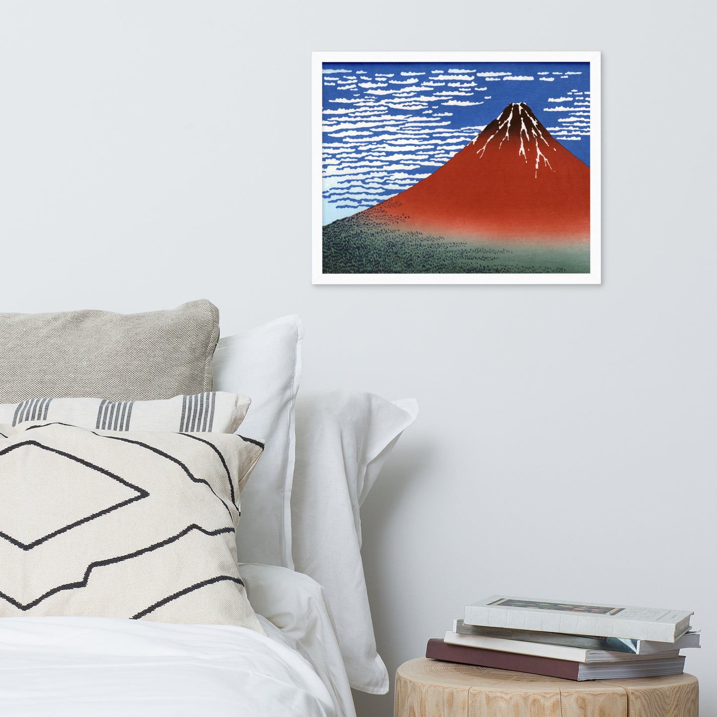 South Wind, Clear Sky (Red Fuji) by Katsushika Hokusai