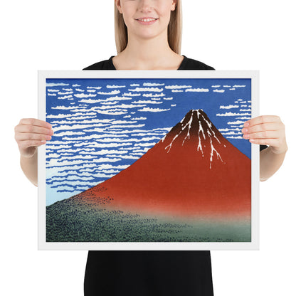 South Wind, Clear Sky (Red Fuji) by Katsushika Hokusai