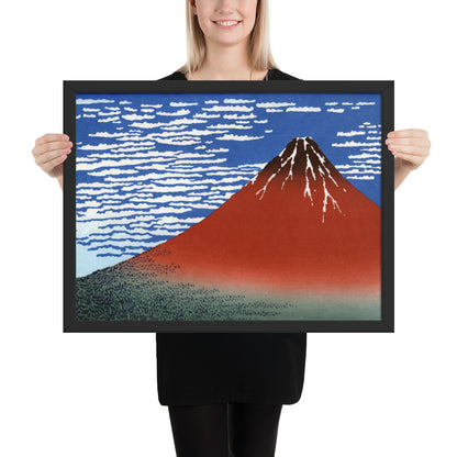 South Wind, Clear Sky (Red Fuji) by Katsushika Hokusai