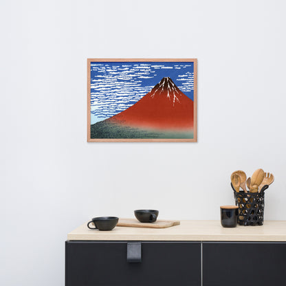 South Wind, Clear Sky (Red Fuji) by Katsushika Hokusai
