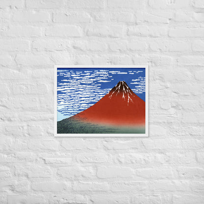 South Wind, Clear Sky (Red Fuji) by Katsushika Hokusai