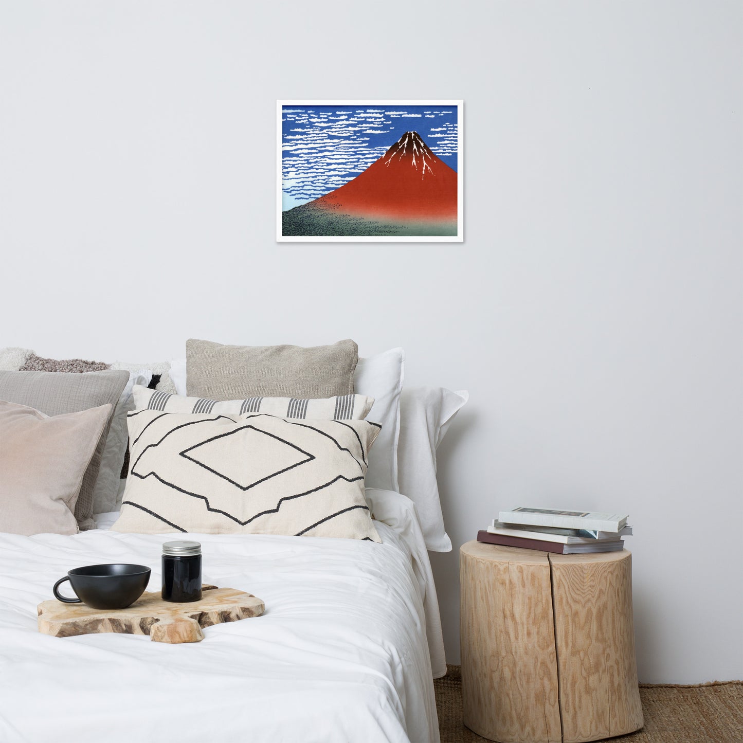 South Wind, Clear Sky (Red Fuji) by Katsushika Hokusai