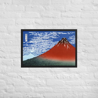 South Wind, Clear Sky (Red Fuji) by Katsushika Hokusai