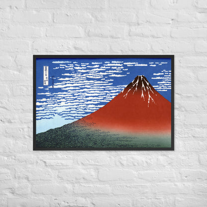 South Wind, Clear Sky (Red Fuji) by Katsushika Hokusai