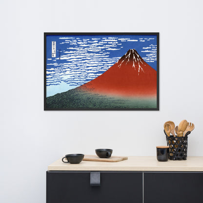 South Wind, Clear Sky (Red Fuji) by Katsushika Hokusai