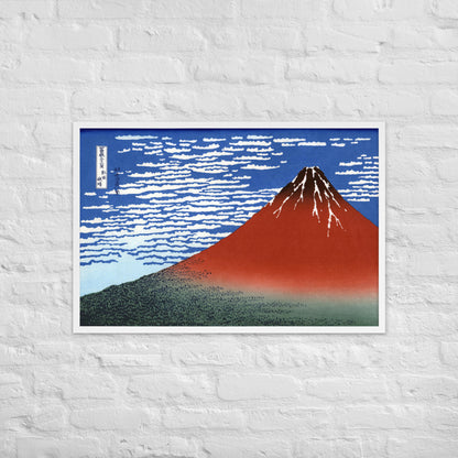 South Wind, Clear Sky (Red Fuji) by Katsushika Hokusai