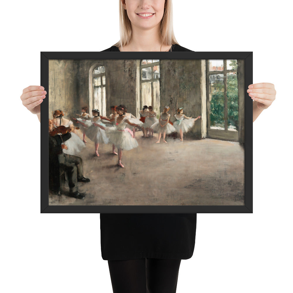 The Rehearsal by Edgar Degas