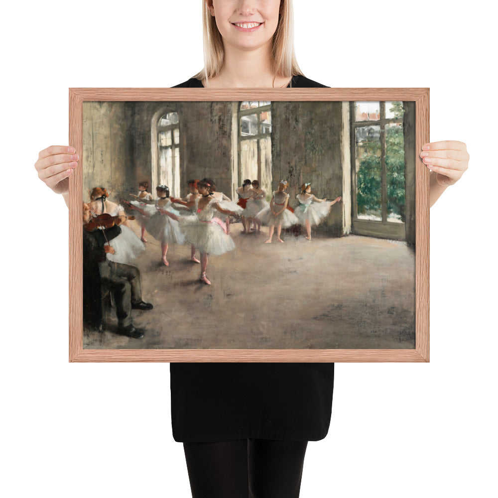 The Rehearsal by Edgar Degas