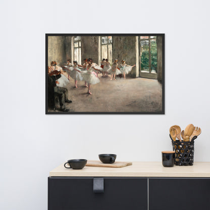 The Rehearsal by Edgar Degas