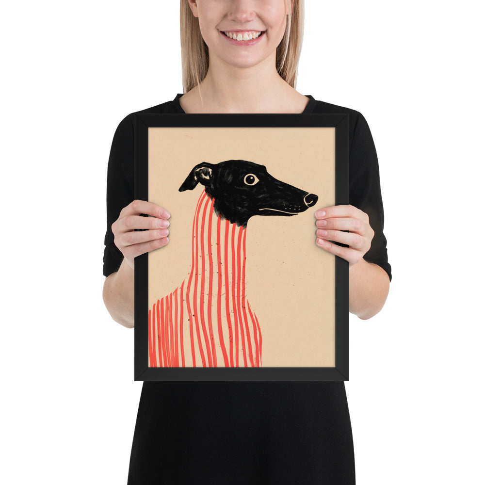 Stripe Hound – Surreal Greyhound