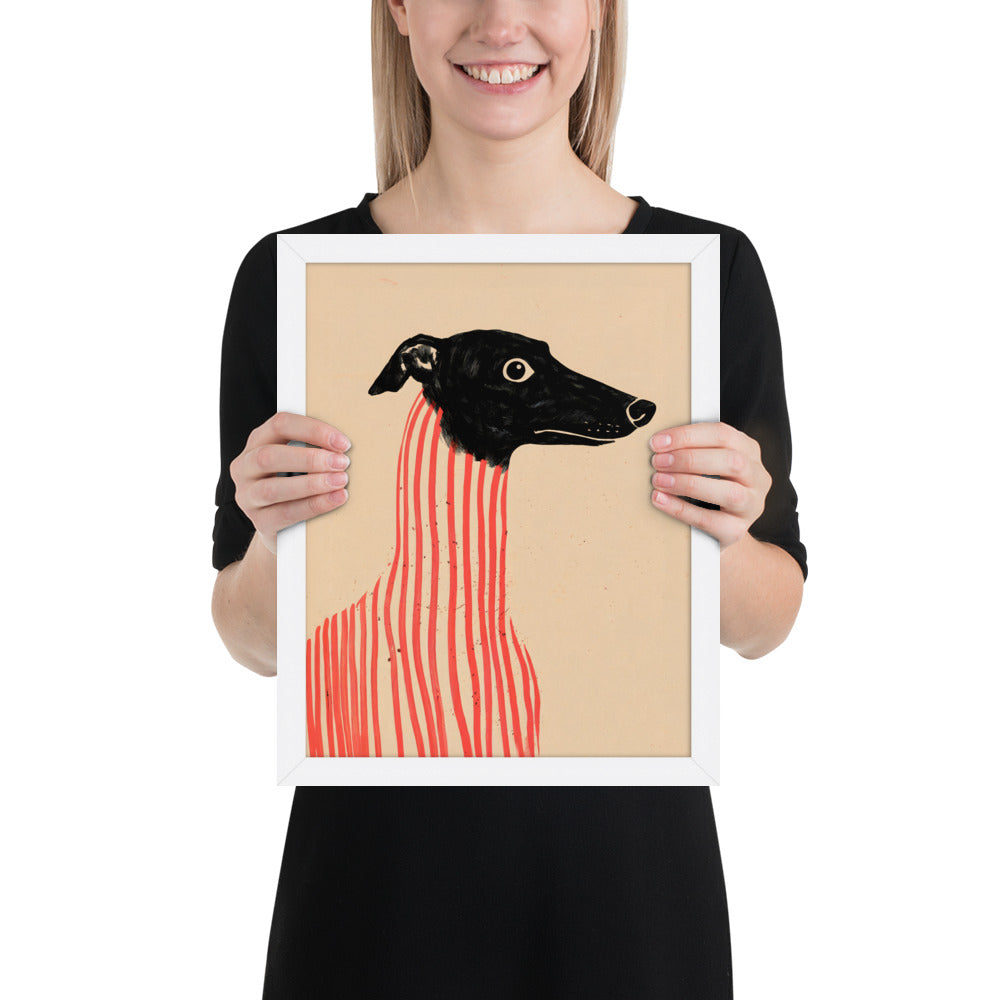 Stripe Hound – Surreal Greyhound