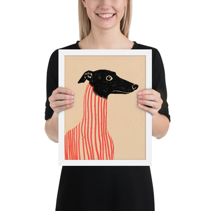 Stripe Hound – Surreal Greyhound