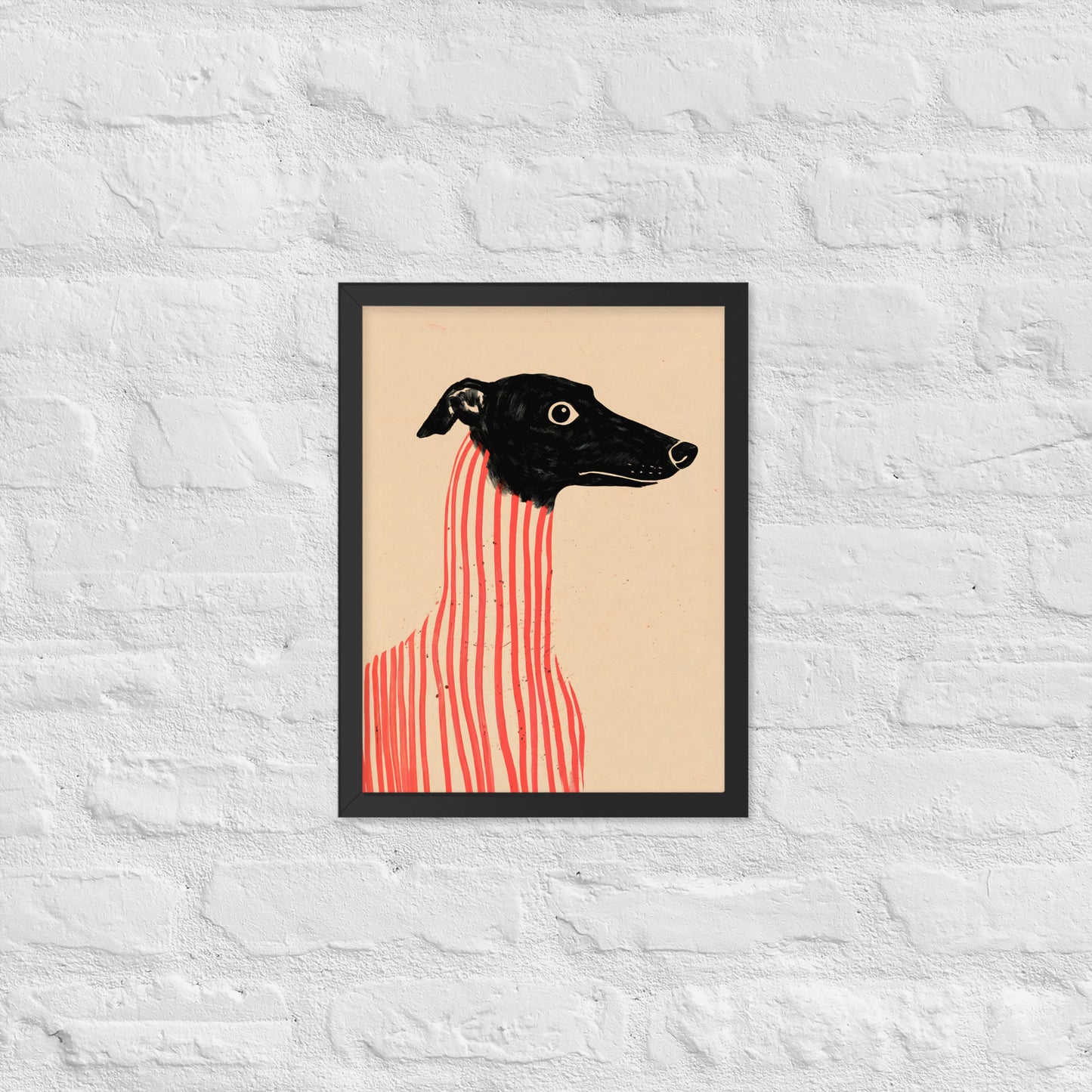 Stripe Hound – Surreal Greyhound