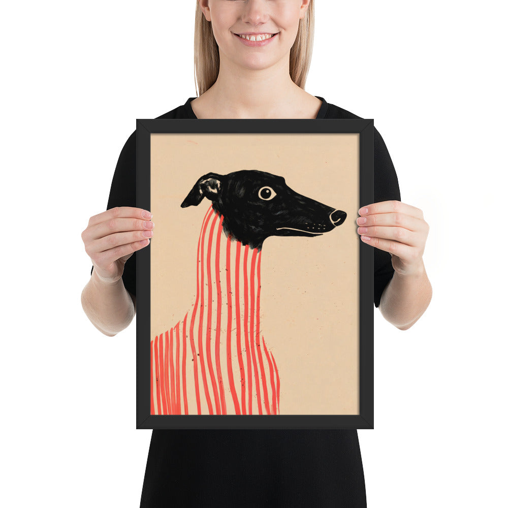 Stripe Hound – Surreal Greyhound