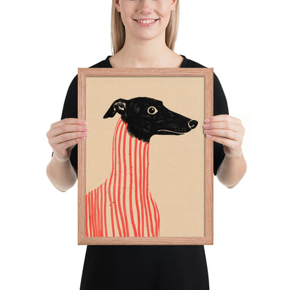 Stripe Hound – Surreal Greyhound