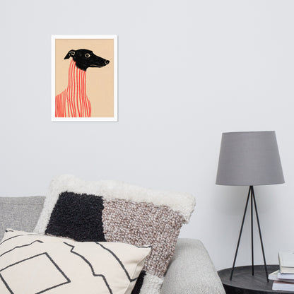 Stripe Hound – Surreal Greyhound