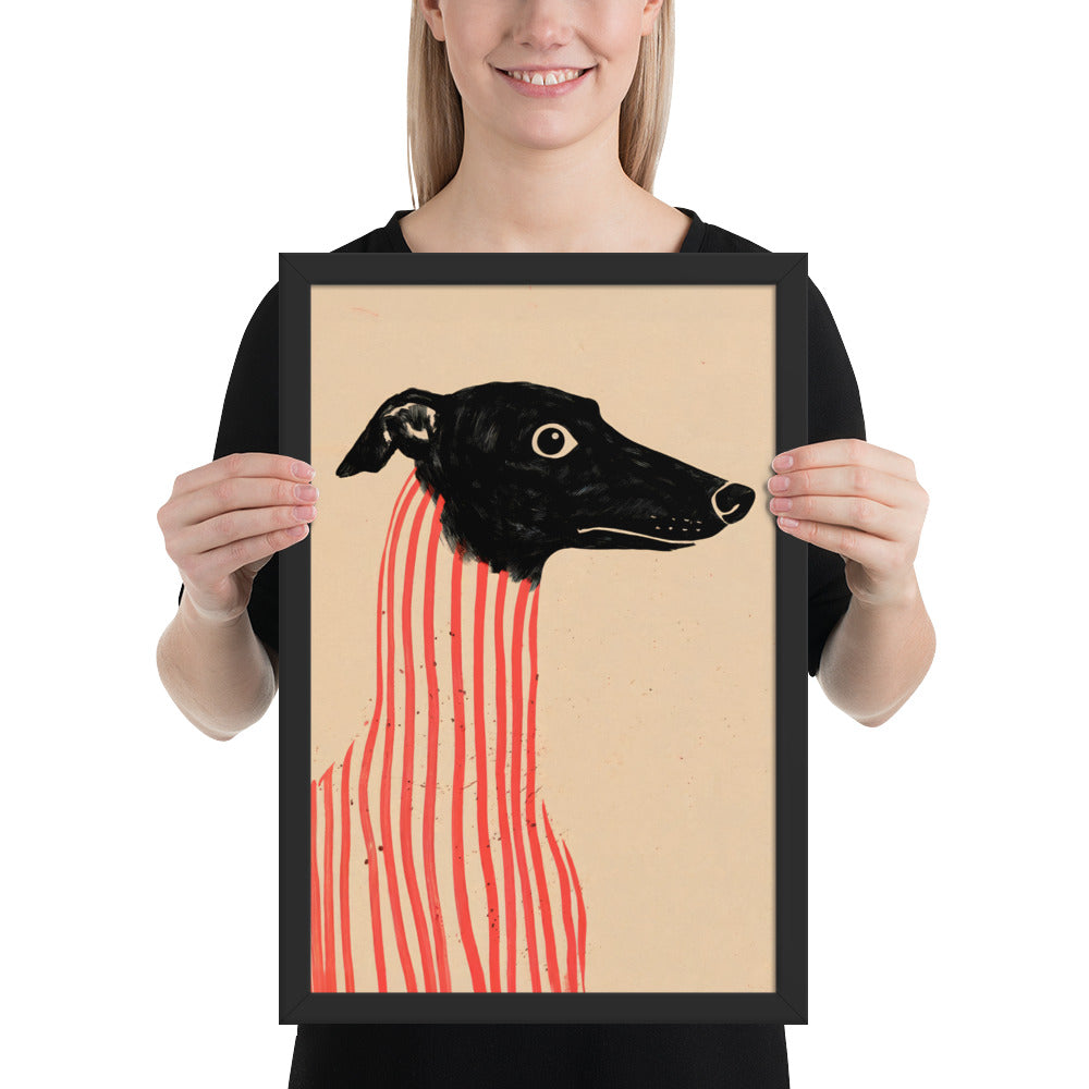Stripe Hound – Surreal Greyhound