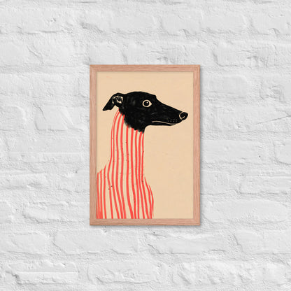 Stripe Hound – Surreal Greyhound