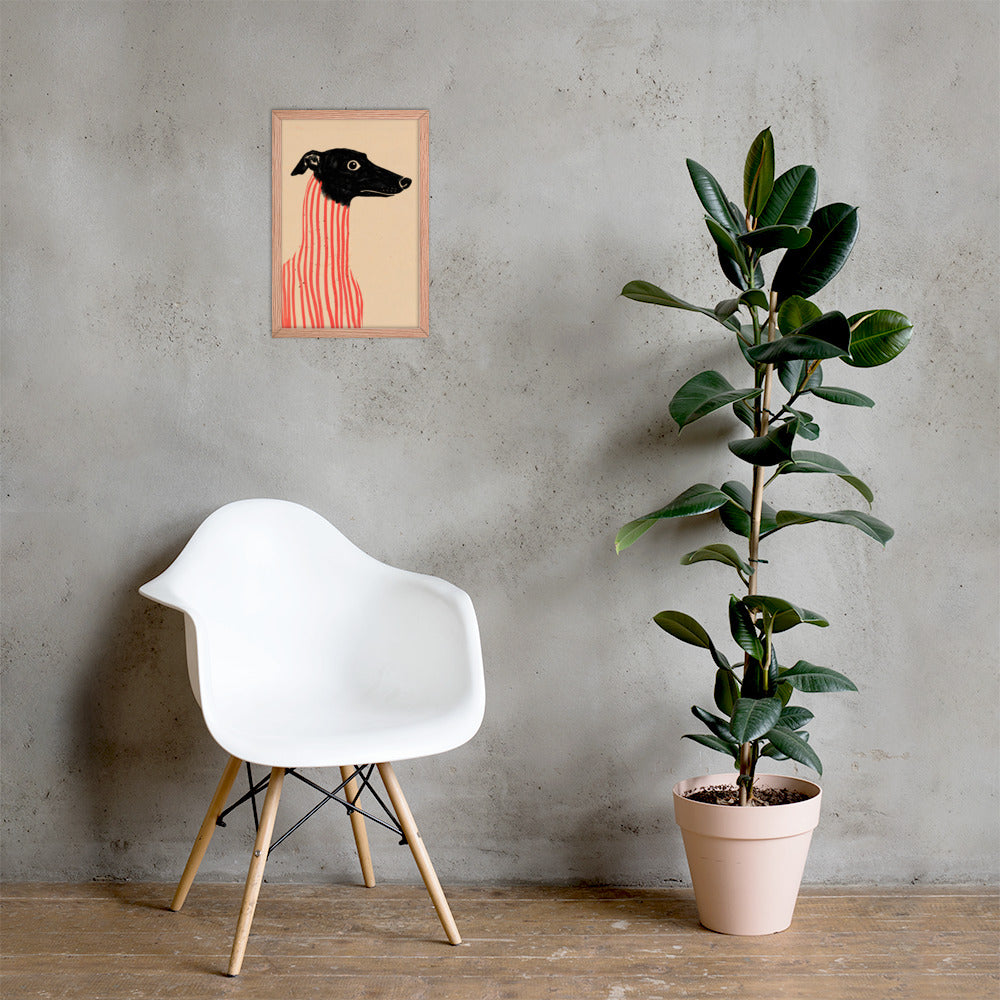 Stripe Hound – Surreal Greyhound