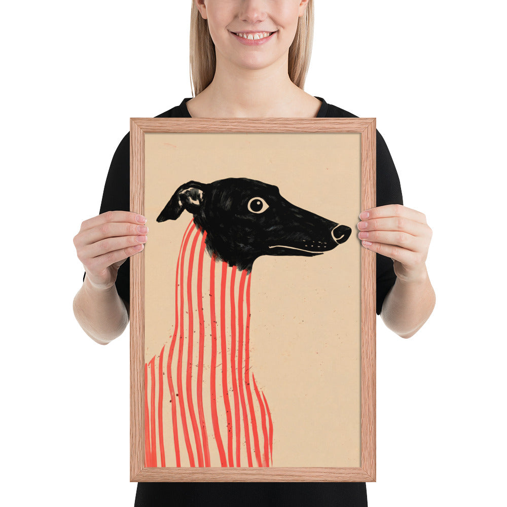 Stripe Hound – Surreal Greyhound