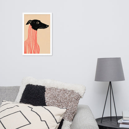 Stripe Hound – Surreal Greyhound