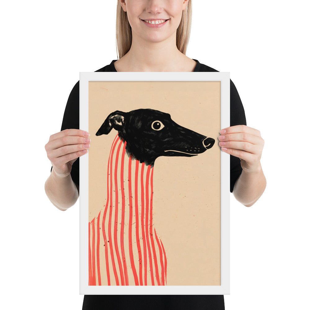 Stripe Hound – Surreal Greyhound