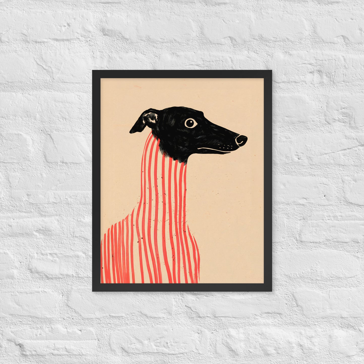 Stripe Hound – Surreal Greyhound