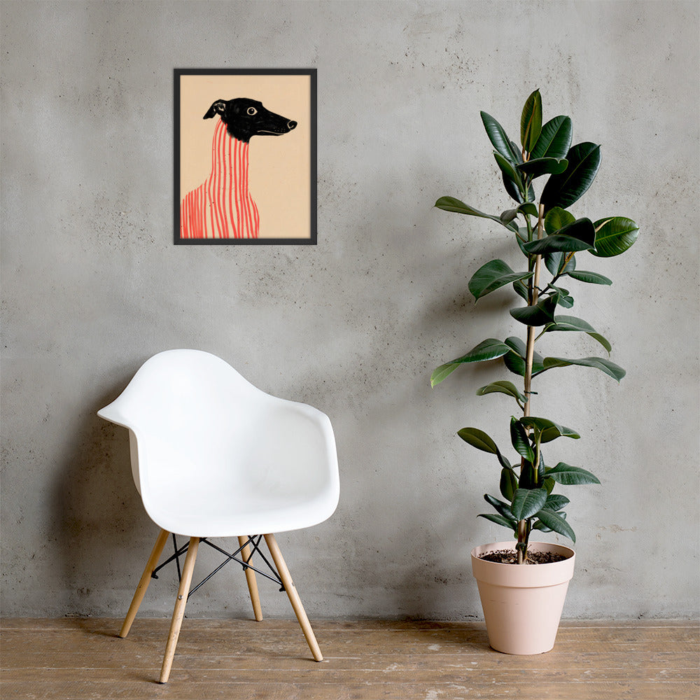 Stripe Hound – Surreal Greyhound