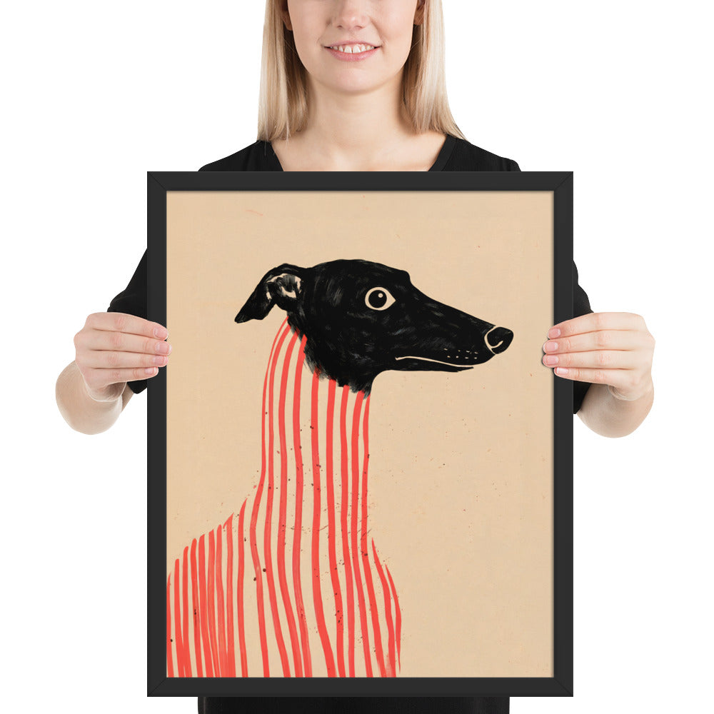 Stripe Hound – Surreal Greyhound