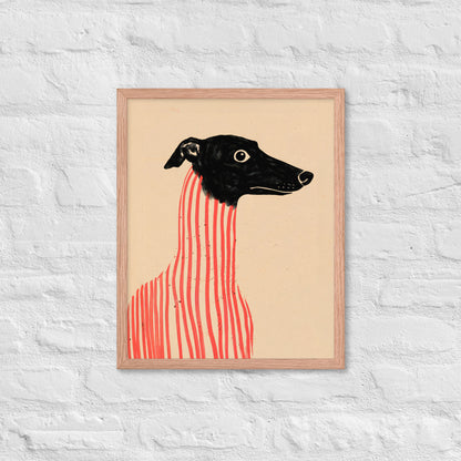 Stripe Hound – Surreal Greyhound