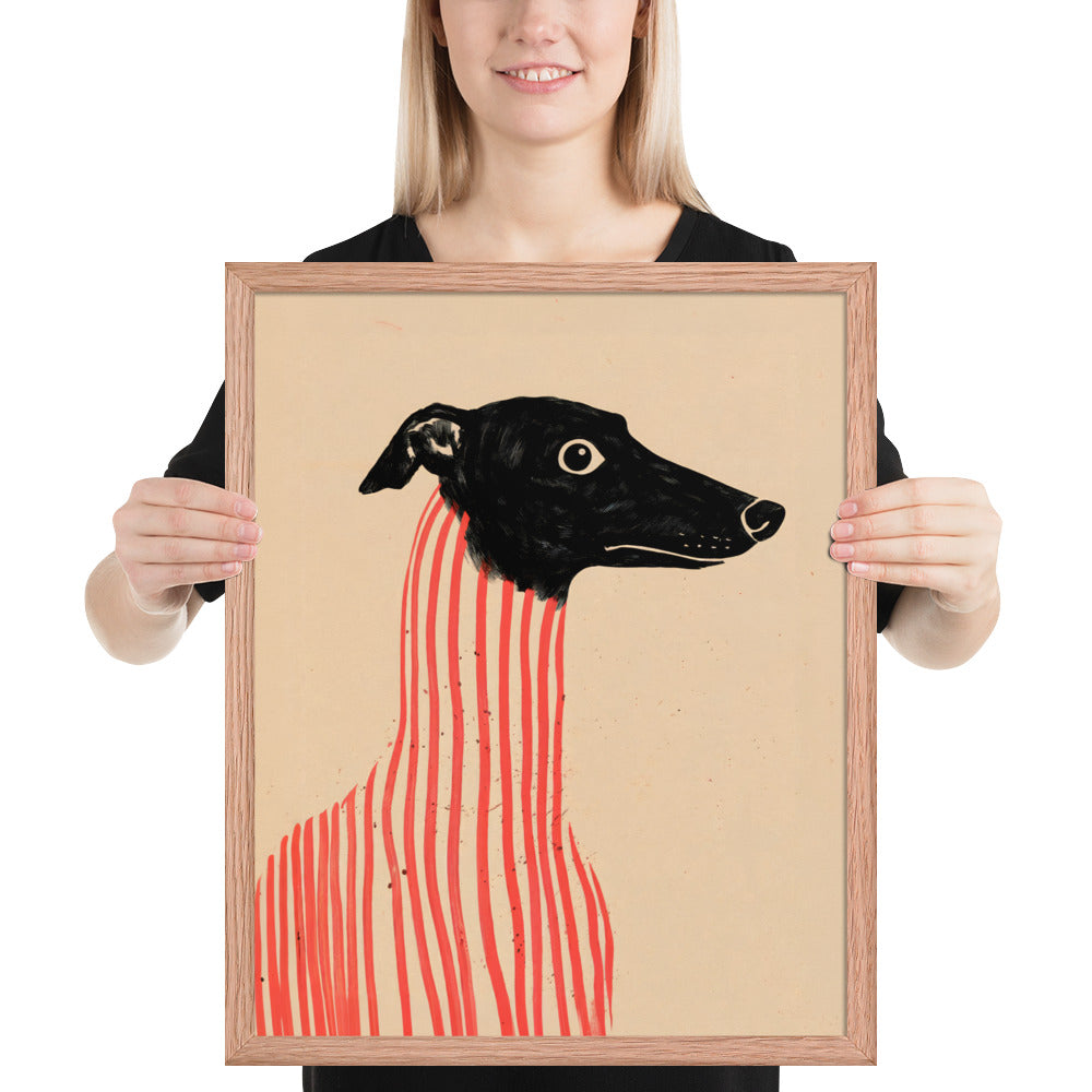 Stripe Hound – Surreal Greyhound