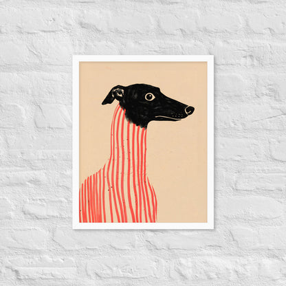Stripe Hound – Surreal Greyhound