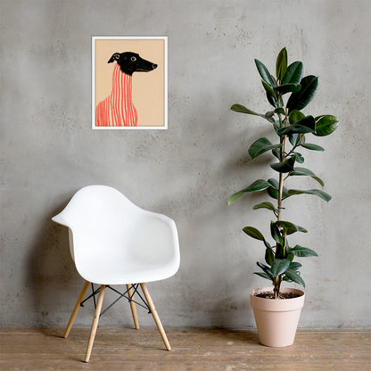 Stripe Hound – Surreal Greyhound