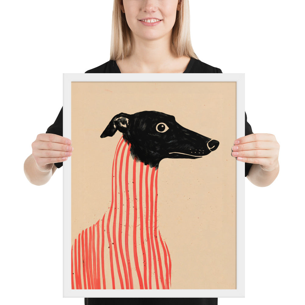 Stripe Hound – Surreal Greyhound
