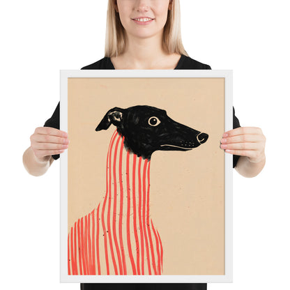 Stripe Hound – Surreal Greyhound