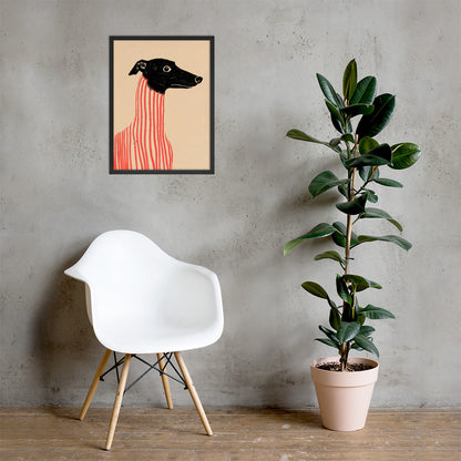 Stripe Hound – Surreal Greyhound