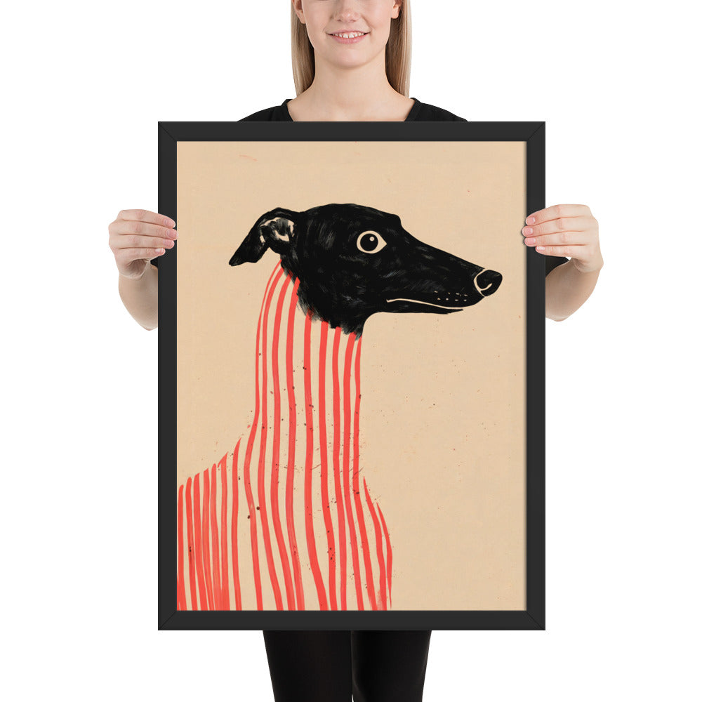 Stripe Hound – Surreal Greyhound