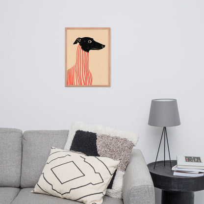 Stripe Hound – Surreal Greyhound