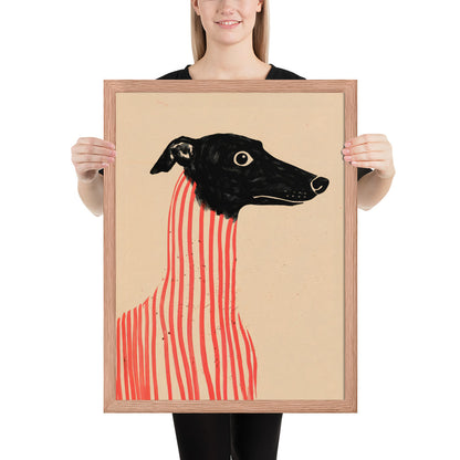 Stripe Hound – Surreal Greyhound