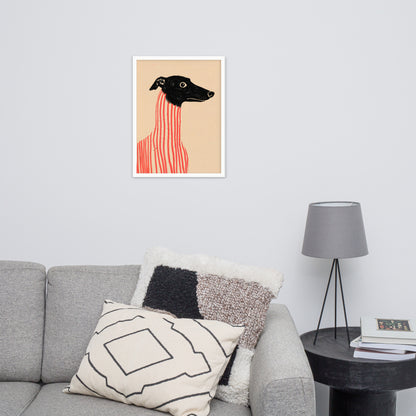 Stripe Hound – Surreal Greyhound