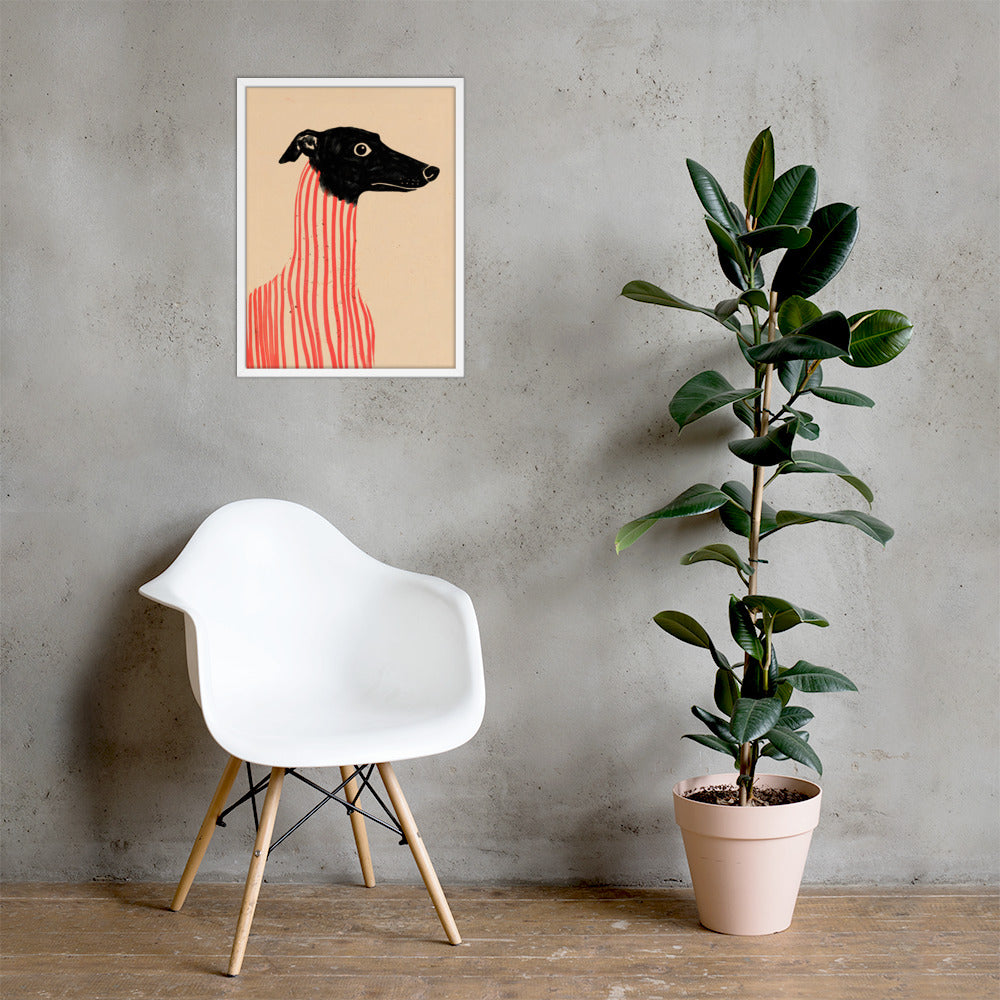 Stripe Hound – Surreal Greyhound