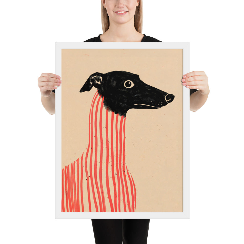Stripe Hound – Surreal Greyhound
