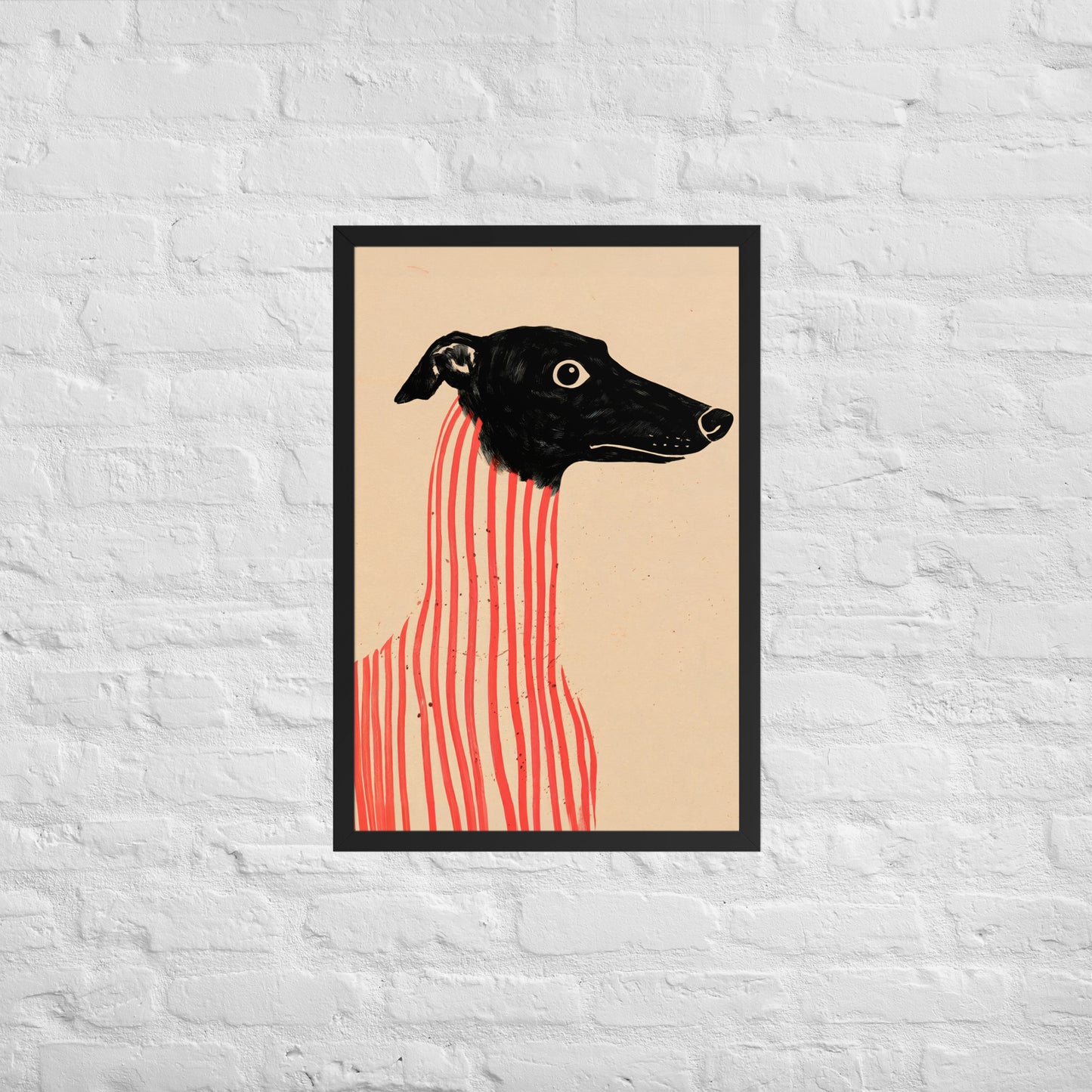 Stripe Hound – Surreal Greyhound