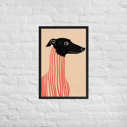 Stripe Hound – Surreal Greyhound